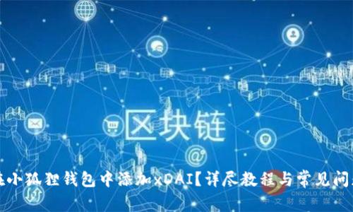 如何在小狐狸钱包中添加xDAI？详尽教程与常见问题解答